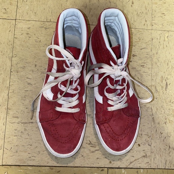 Vans SK8-Hi Reissue Sneakers Men's 5.5 Ladies 7 Vintage Wine High Top - Picture 11 of 11